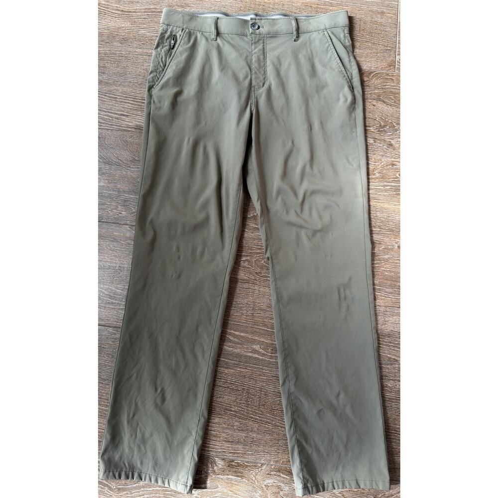 Weatherproof Vintage Men’s Lightweight Performance Tech Pants Olive 36x32